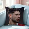 Football Star Dominik Szoboszlai Pillow Case Square DoubleSided Sofa Cushion Cover Bedroom Bedside Pillow
