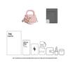 2026 Spring/Summer Women's Cute Bear Handbag - Diamond Lattice Chain, Shoulder & Crossbody Bag