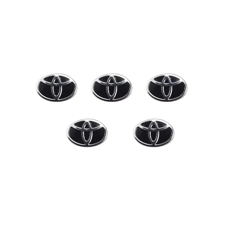 Toyota 2026 Nowe Kołpaki 5/10 Sztuk Naklejki na Kluczyk Samochodowy Zdalny Dekoracyjne Naklejki z Emblematem Samochodowym Toyota Corolla Yaris Naklejka Samochodowa