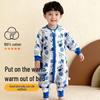 ZISEHY Boys' Padded 100% Cotton One-Piece Pajamas