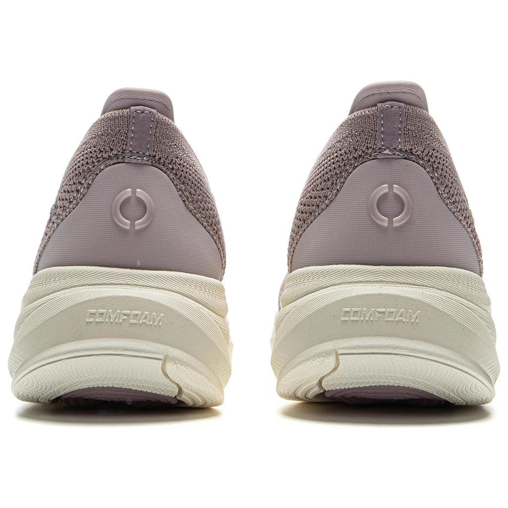 Li Ning Slip Resistant, Abrasion Resistant, Lightweight Low Top Casual Shoes Women's Dove Gray Purple AGLV018-10