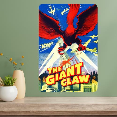 The Giant Claw Classic Movie Metal Poster Sign 20x30cm(7.8x11.8inch)
