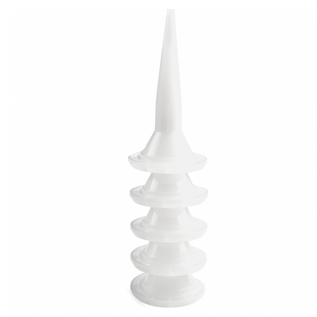 Pack of 10 Plastic Caulk Nozzles with Glue Mouth for Construction Tools