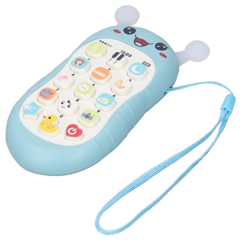 Music Phone Toy Volume Soft Wear Resistant Educational Music Teething Toy Gift
