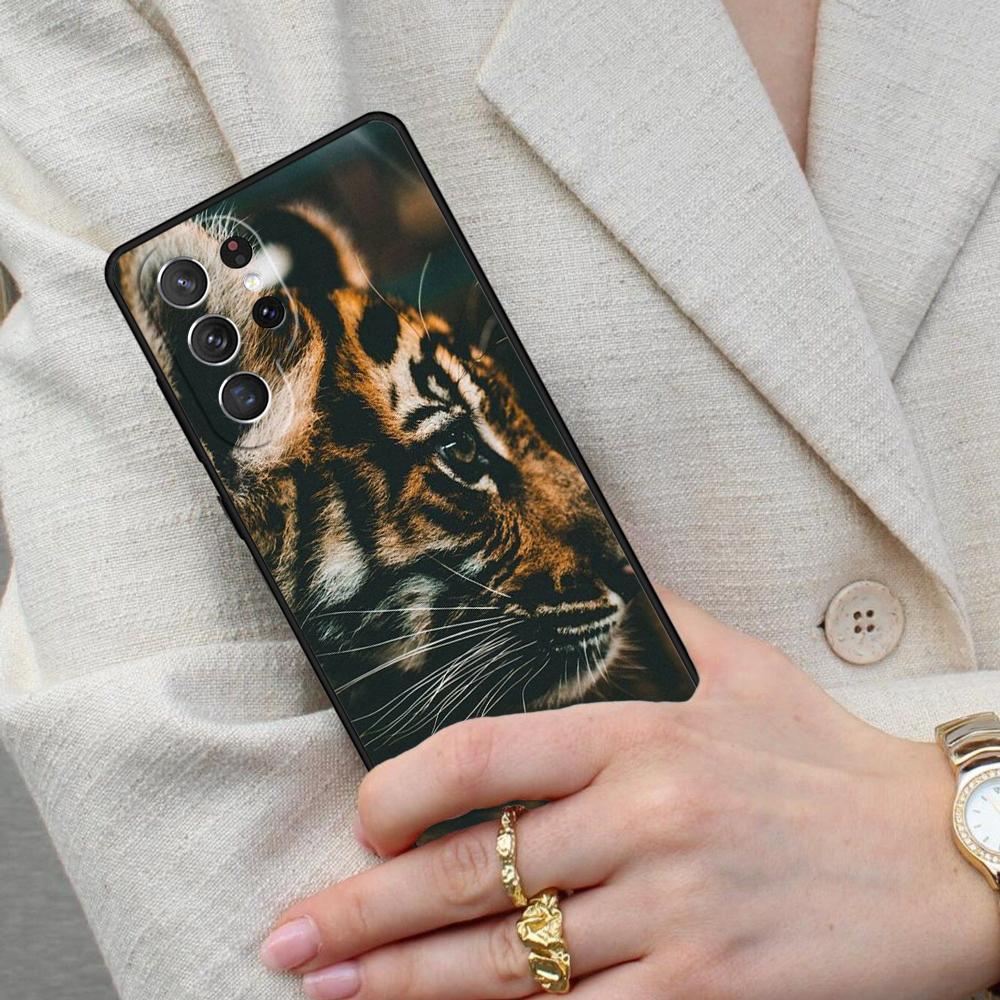 Tiger Cell Phone Case for Samsung Galaxy S26 Ultra S25 S24 S23 S22 S21 S20 Note10 Cover