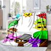 Coperta stampata a tema Sprunki - Perfetta per divano, letto, viaggi e uso all'aperto | Lavabile in lavatrice, accogliente e resistente.