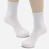 Crocodile Unisex Plain Student Socks 5-Pack White and Black Socks