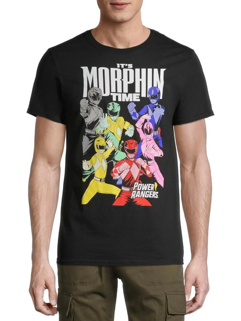 Mighty Morphin Power Rangers Herren Es ist Morphin-Zeit T-Shirt Neu M