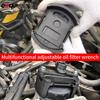 Universal Car Oil Filter Wrench Fuel Filter Removal Cast Steel Spanner Adjustable Removal Repair Tools for Car Accessories