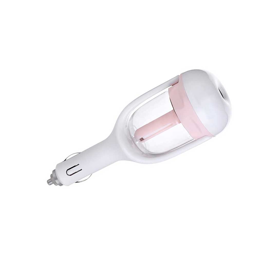 Luftbefeuchter 12V Sicher Kompakter Luftreiniger Aroma-Sprühgerät Ätherisches Öl Diffusor Kaltnebel-Erzeuger Auto-Vernebler Lila