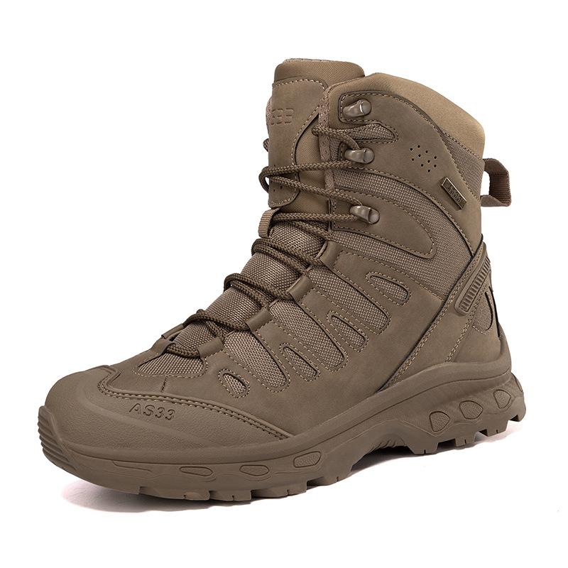 Large Size 39-47 Combat Boots Men s Outdoor High Top Hiking Desert 46