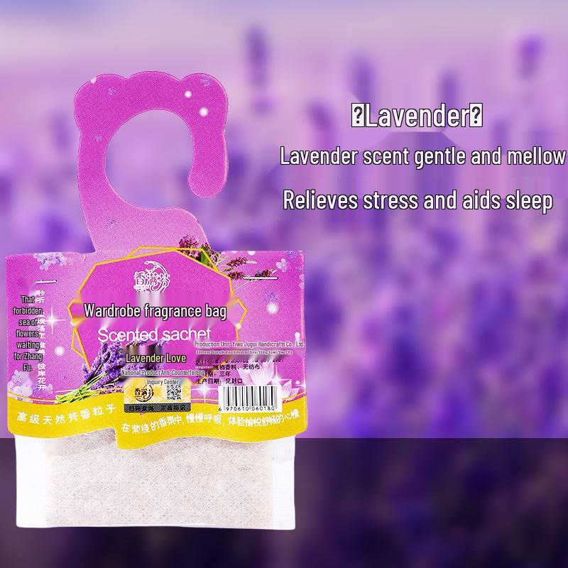 Lavender & Osmanthus Sachets - Deodorize Wardrobe & Closet (20-Pack for New Users)