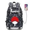 Schoolbag Male Whirlpool Naruto Akira Kaleidoscope Backpack Female High School Junior High School Student Luminous Backpack Big