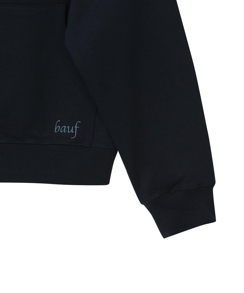Bauf Star Symbol Zip-Up Hoodie [Navy]