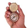 Retro Compass Storage Bag Multifunctional Pocket Watch Protective Leather Case Outdoor Survival Tool Leather Case