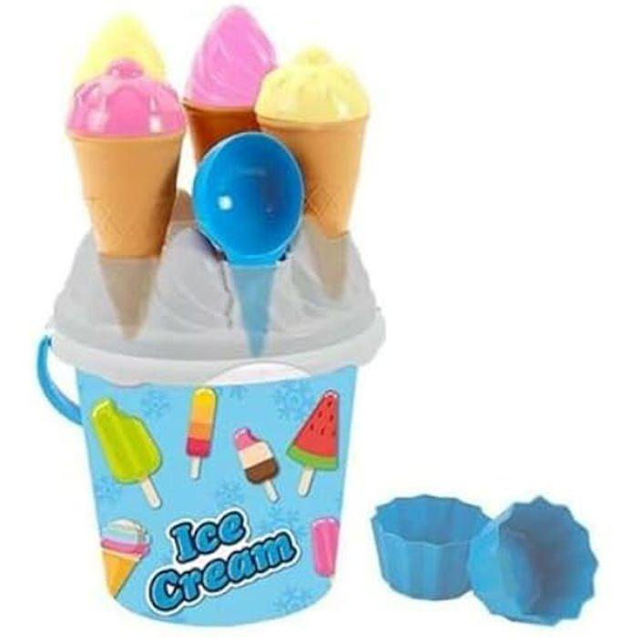 Cube De Plage - AVC - Ice Cream - Multicolore - 15,5 X 15,5 X 18,5 Cm - Pour Enfants
