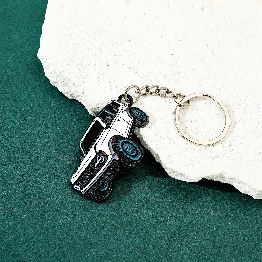 Car Model Pendant Keychain Tacoma Style Metal Keychain Suitable for Jeep Durable Decor Accessories