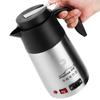 1200ML 24V Elektrischer Heizbecher Wasserkocher Edelstahl Wassererhitzer Flasche für Tee Kaffee Trinken Reise Auto LKW Wasserkocher