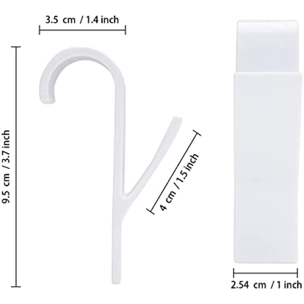 6 Haken für Badetücher, Haken für Heizung, Kunststoff, für Bad und Küche
