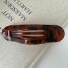 Korean Acetic Acid Long Hair Clip Leopard Duckbill Clip Spoon Clip Spring Clip Womens Fashion Hair Accessories Headpiece