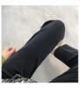 Women's Black High-Waist Slim Fit Stretch Denim Jeans - Petite, Plus Size, Spring/Autumn 2026