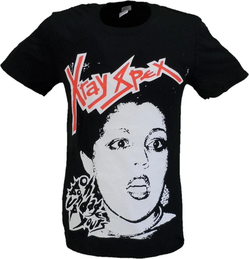 Unisexs Black Official X Ray Spex Oh Bondage T Shirt S