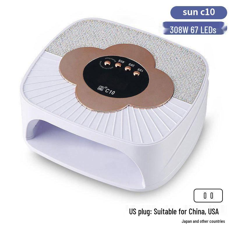256W High Power UV/LED Dual Light Nail Curing Lamp