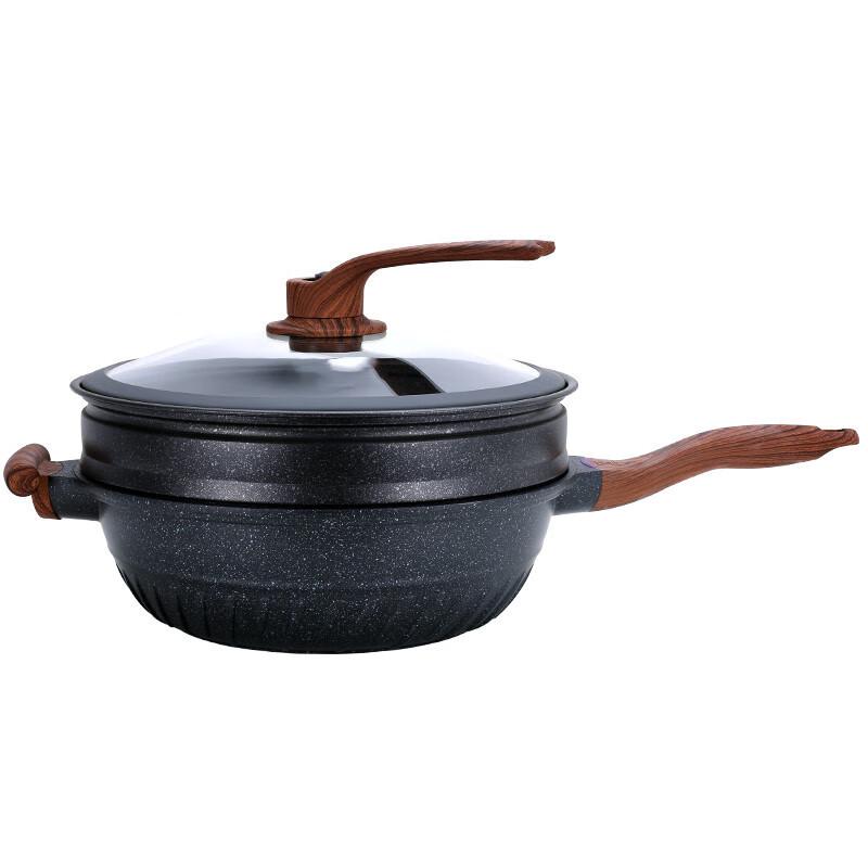 Yoshida Craftsman Non-stick Wok with Steamer