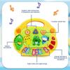 Klaviertastaturspiel für Kinder mit Cartoon-Motiv und Tiergeräuschen, Blinklicht, Musik, Babyinstrument, Musikspielzeug, Lernspielzeug, Kindergeschenke