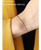 Minimalist Women's 18K Gold-Plated Titanium Snake Chain Bracelet