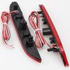 2PCS LED Rear Bumper Reflector Light For Nissan Leaf Pathfinder Rogue X-Trail X Trail JX35 QX56 Qashqai 2014- Tail Brake Lamp