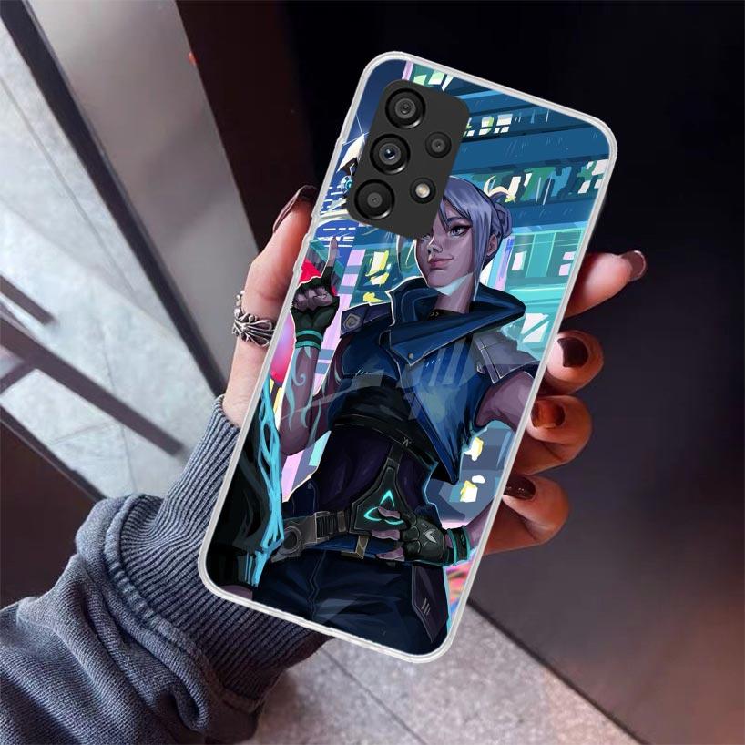 Valorant Jett Phone Case For Samsung Galaxy A17 A57 A37 A16 A26 A36 A56 A15 A25 A35 A55 A14 A13 A54 A53 A34 A24 A33 A23 Galaxy A