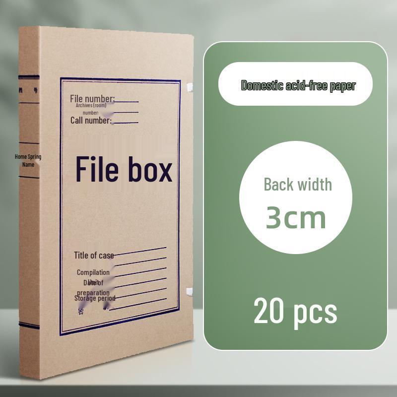 Extra Large Acid-Free A4 Kraft Paper Archive Box