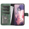 For Motorola Moto G Power (2024) Case Splicing Color Leather Wallet Flip Phone Cover