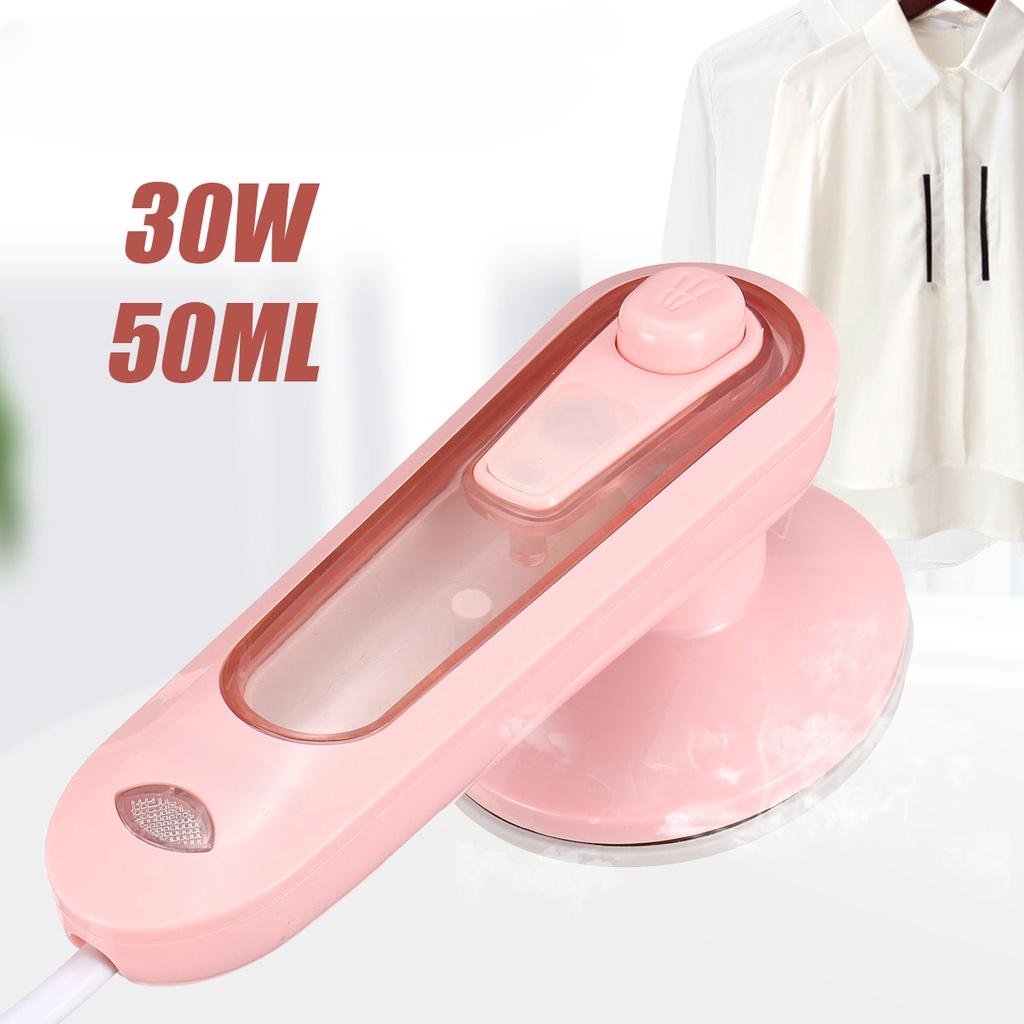 Mini Household Handheld hanging Iron Portable Iron Electric Garment Steamer Manual Ironing Machine Home Travel Fast Heat 30W 7.9"" * 3""