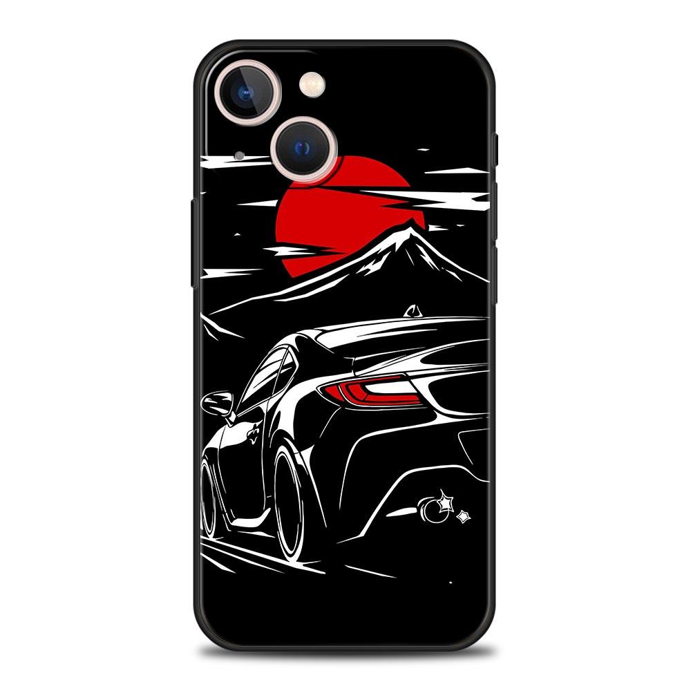 Japonsko JDM Sportovní Auta Muž Muži Pouzdro na Telefon Pro iPhone 11 12 13 15 16 14 Pro Max X XR XS 7 8 Plus SE Luxusní Kryt
