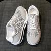 Frühling, Sommer, Herbst und Winter Damenschuhe Damen-Sneaker Weiße Schuhe Bequem und verschleißfest Freizeitschuhe