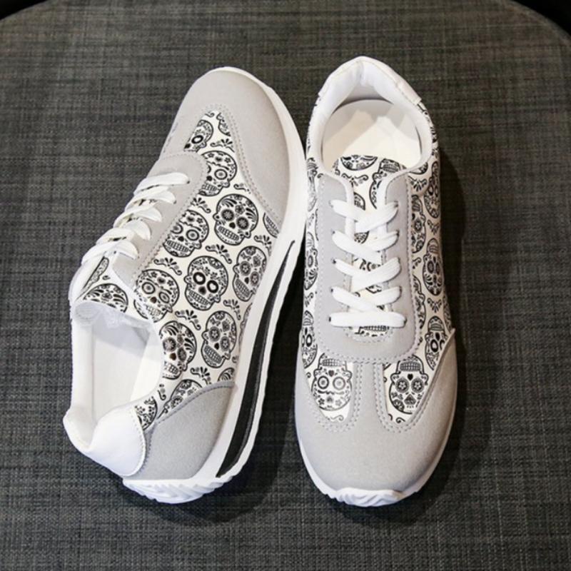 Frühling, Sommer, Herbst und Winter Damenschuhe Damen-Sneaker Weiße Schuhe Bequem und verschleißfest Freizeitschuhe