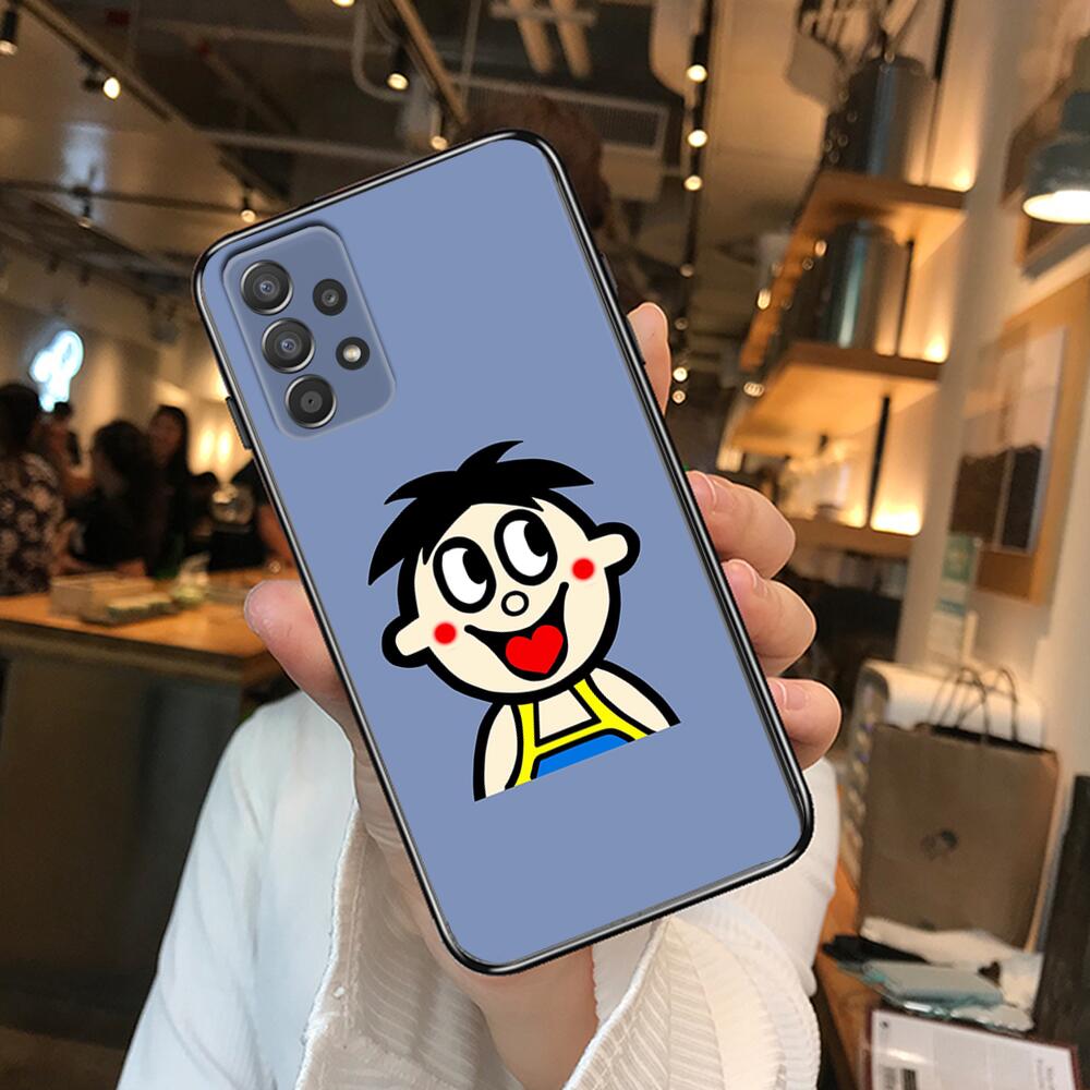 Kleiner Junge Handyhülle Hülle Für Samsung Galaxy A70 A50 A51 A71 A52 A40 A30 A31 A90 A20E 5G a20s Schwarze Hülle Kunst Zelle Abdeckung