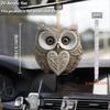 2pcs Charming Owl Shaped 2D Embossed Charms: Versatile Charms for Backpacks, Holiday Keychains,Christmas Tree Decorations