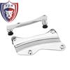 Quick-Release Backrest Mount Bracket Harley-Davidson Touring Models Chrome Black