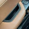 For 2011-2017 BMW F25 F26 X3 X4 Left Side Door Interior Inner Handle Trim Carbon
