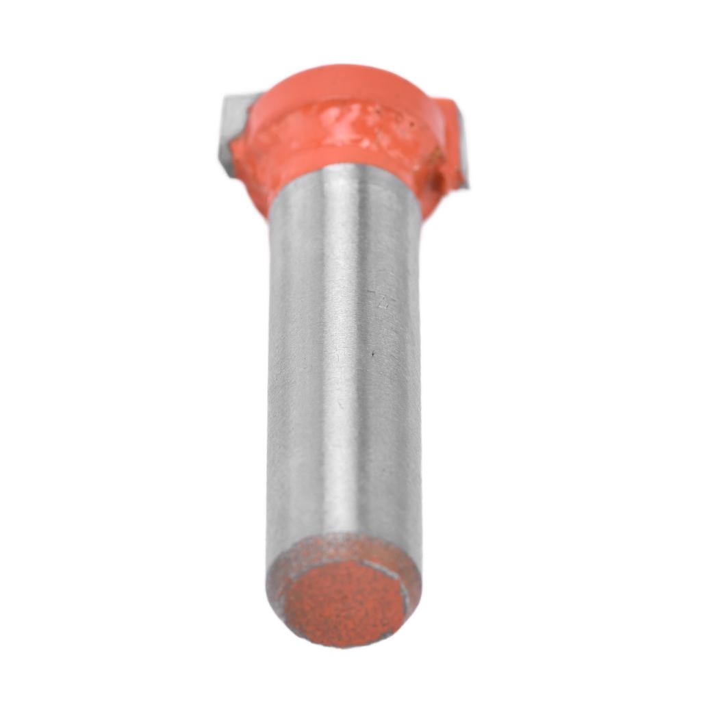 CNC Fräser Wolframkarbid Klinge 45 Gauge Stahlkörper PTFE Beschichtung 8mm 0.3in Rundschaft Sauberschneidwerkzeug 14mm