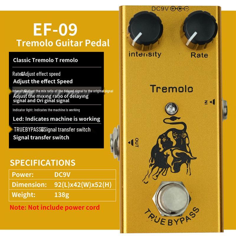 Professional Mini Portable Electric Guitar Effects Pedal