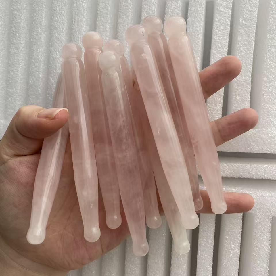 Jade Acupoint Scraping Stick for Face and Body
