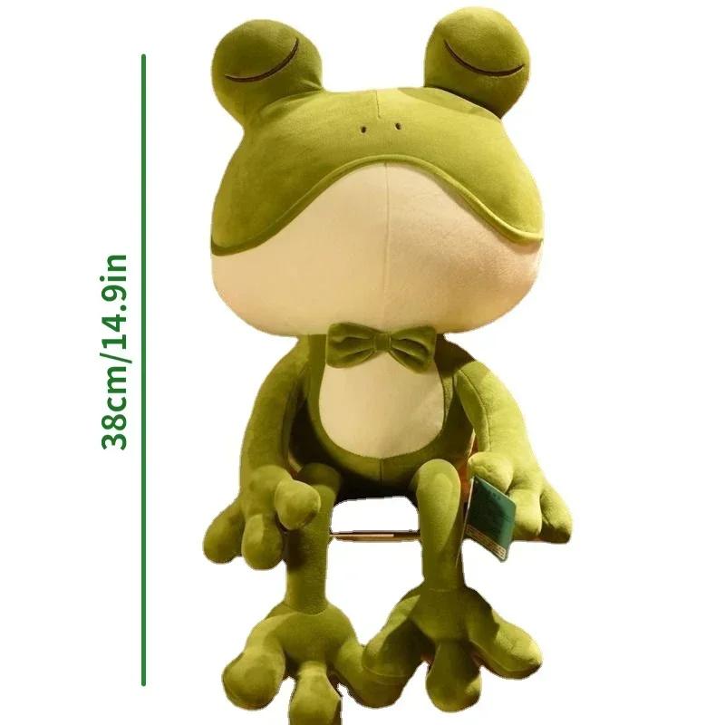 Soft Frog Plush Stuffed Animal Long-Leg Plush Frog Doll Cute Stuffed Frog Plushies Gift for Kids Plush Frog Decor Po Prop