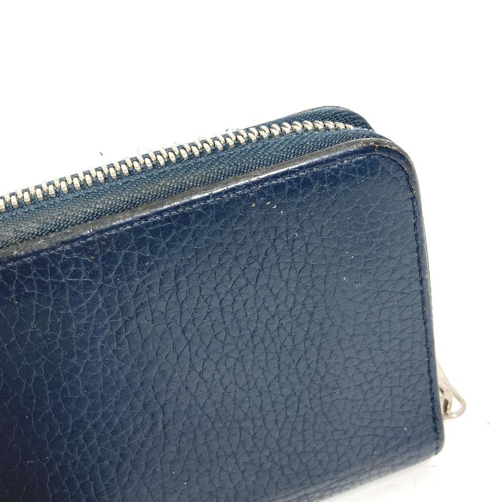 Louis Vuitton  M58823 Zippy Wallet Vertical Zip Around Long Wallet Leather Navy
