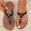 Women's Sandals 2026 New Summer Shoes For Woman Bohemian Style Flat Sandals Summer Slippers Indoor Outdoor Beach Shoes Women
