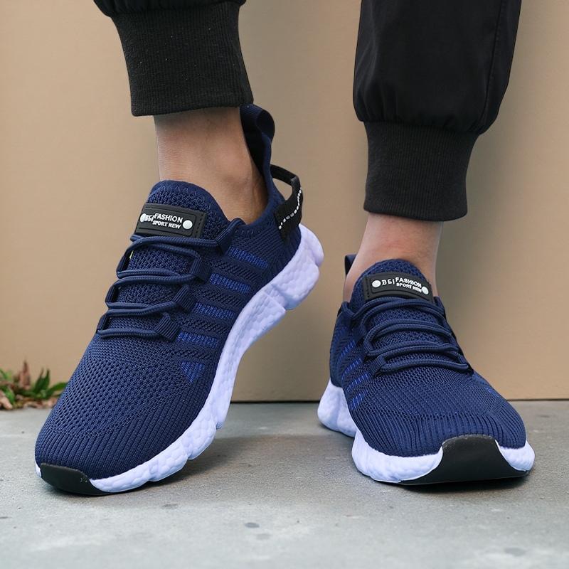Augstas Kvalitātes Vasaras Vīriešu Apavi Vieglas Ērtas Elpojošas Skriešanas Apavi Vīriešiem Dizaineru Tīkliņa Āra Tenisa Ikdienas Kedas