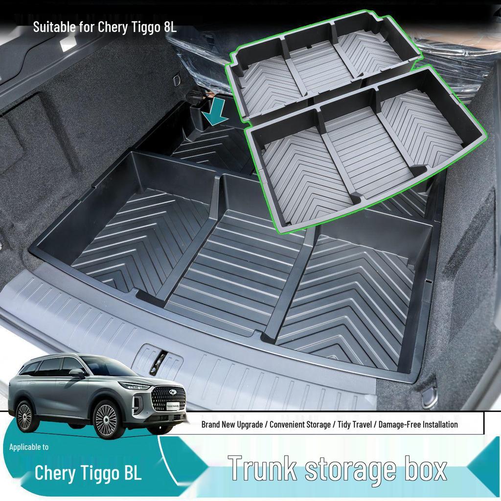Chery Tiggo 8L Hidden Trunk Organizer and Storage Box
